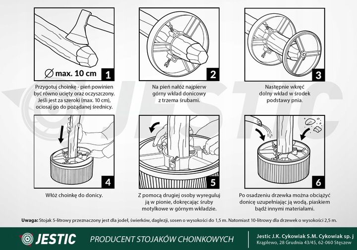 Stojak choinkowy ECO donica 10l zdjęcie 12
