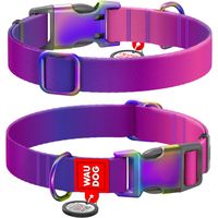 2 x Obroża WAUDOG QR Nylonowa L 33-49cm Dla Psa Fioletowa Gradient