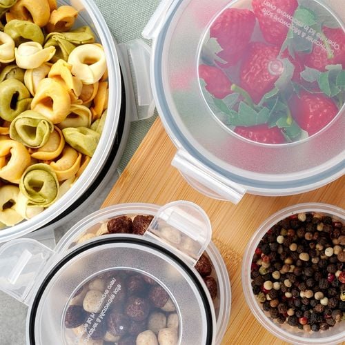 Pojemniki Kuchenne Hermetyczne na Żywność z Uszczelką Zestaw Pojemników x4 na Arena.pl