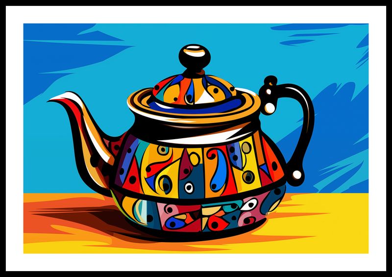 Plakat 60x40cm Może Herbatki? zdjęcie 3