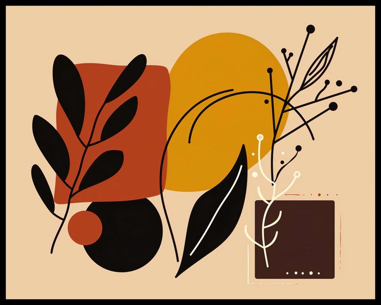 Plakat 76x60,5cm Ciepłe Kontury zdjęcie 2