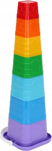 DUZA PIRAMIDKA 38 CM KUBECZKI WIADERKO DO PIASKU na Arena.pl