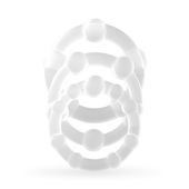 Triple Bead Cockring Set Clear Crushious