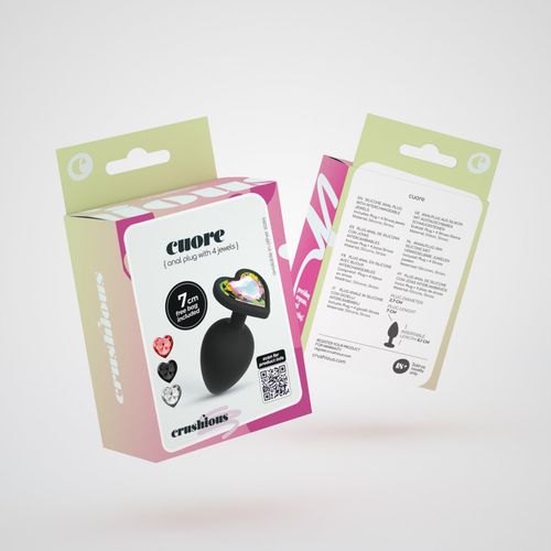 Crushious Cuore Small Anal Plug With 4 Interchangeable Jewels na Arena.pl