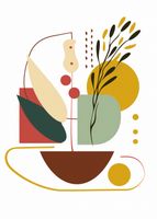 Plakat 50x70cm Harmonia Natury Martwej