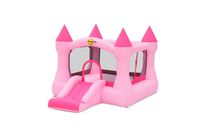 Dmuchaniec dmuchany plac zabaw różowy