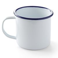kubek emaliowany z uchwytem biały 520 ml hendi 621301