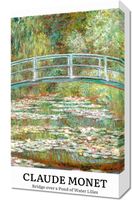 Obraz 30x50cm Design Bridge Over a Pond, Monet Vintage do Salonu