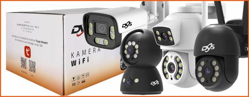 BEZPRZEWODOWA KAMERA ZEWNĘTRZNA WIFI IP 4Mpx CZARNA TUBA APLIKACJA TUYA DVS na Arena.pl