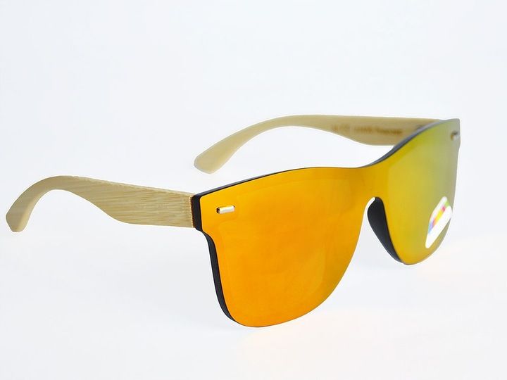 OKULARY DREWNIANE POLARYZACYJNE LUSTRZANKI ETUI zdjęcie 11