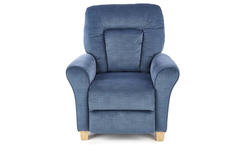 Fotel rozkładany recliner Darb niebieski zdjęcie 5