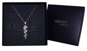 Naszyjnik ślubny SIRRI silver KOKONET 8-0445