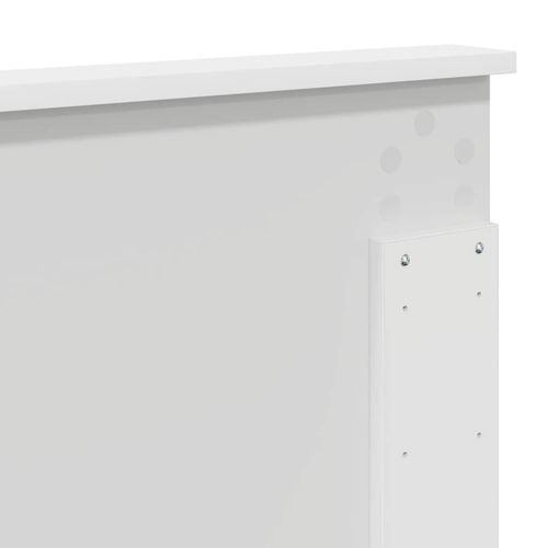 Zagłówek Z zagłówkiem Biały 200 cm Materiał drewnopochodny na Arena.pl