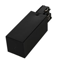 Zasilanie szynoprzewodu uziemienie lewe HT4-L01/BK Italux do 3-fazowej szyny natynkowej 230V czarny