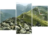 60CM 90 ZEGAR 3 ELEM GŁÓWNA GRAŃ TATR STOPAMI ŚCIENNY