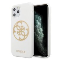Guess GUHCN65TPUWHGLG iPhone 11 Pro Max biały/white hard case