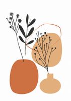 Plakat 42x59,4cm Botaniczny Pastel