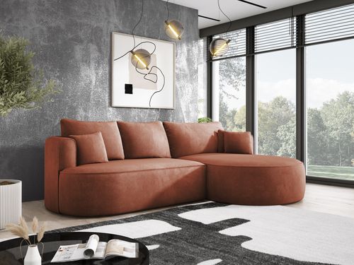 Narożnik FIORE Stylowy Narożnik z Mechanizmem Rozkładania Prawy MEMPHIS 9 na Arena.pl