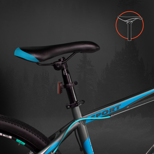 Rower Górski MTB MalTrack SPORT GRAY BLUE 26" na Arena.pl