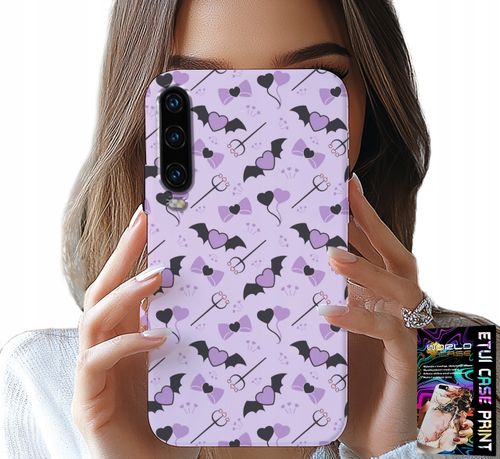 ETUI DO HUAWEI P30 - MODNE WZORY WIDŁY SERCA KOKARDKI KOKARDA na Arena.pl