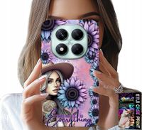 ETUI DO XIAOMI NOTE 14 PRO+ 5G - KOBIETA W SŁONECZNIKACH, KOBIECE WZORY