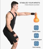 Opaska, ściągacz usztywniająca na nadgarstek do podnoszenia ciężarów 4 szt.