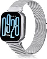 Pasek metalowy do Xiaomi Redmi Watch 5 Active/Lite srebrny Oumida