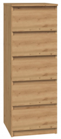Komoda 5 Szuflad 40 cm Artisan MALWINA TS - 5 Kolorów