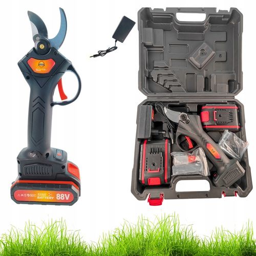 Sekator Nożyce Akumulatorowe Elektryczne Ogrodnicze 2 Baterie 21V Zestaw na Arena.pl