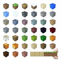 MAGNETYCZNYCH KLOCKÓW KONSTRUKCYJNYCH MINECRAFT 200 SZT 10 losowych lalek