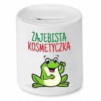 Skarbonka Kosmetyczki Żajebista Kosmetyczka Z Nadrukiem Ze Zdjęciem