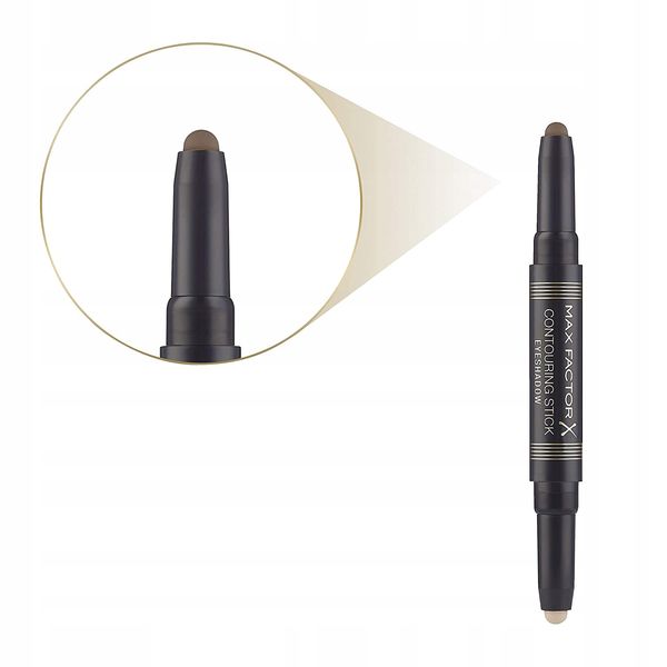 Max Factor Contouring Stick Eyeshadow Cień 005 Bronze Moon & Forest Green zdjęcie 4