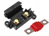 BEZPIECZNIK DO AKUMULATORA 50A 12V 12.8V 24V Z OPRAWĄ OBUDOWĄ (2 PAK)