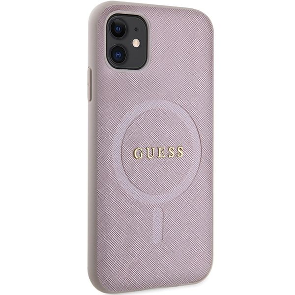 Etui Guess do iPhone 11, iPhone XR, Różowy, MagSafe zdjęcie 4
