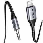 innostyle kabel aux do iphone przejściówka adapter lightning mini jack 1m