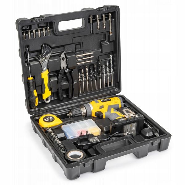 WKRĘTARKA akumulatorowa wiertarka 100 ele zdjęcie 4