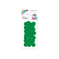 pompony zielone 25mm 30 sztuk titanum