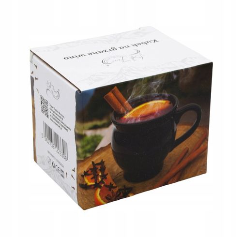 Komplet 2x KUBEK kamionkowy DO GRZAŃCA na grzane wino piwo zestaw do wina na Arena.pl