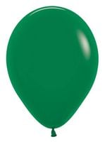 Balony lateksowe zielony butelkowy leśny, 12 cm 3 szt.