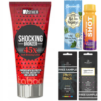Asther Shocking Bronzer Do Ciemnej Karnacja + Gratisy