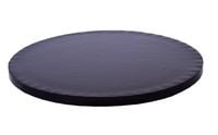 podkład pod tort  czarny  okrągły 28 cm  x  1,2 cm h  - 2191
