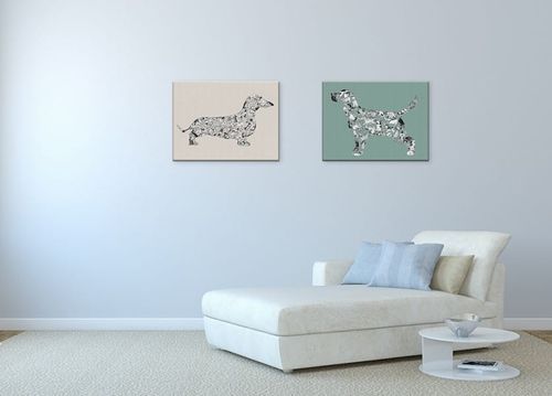 Dachshund Pies Jamnik - Obraz na płótnie 40x30 cm na Arena.pl