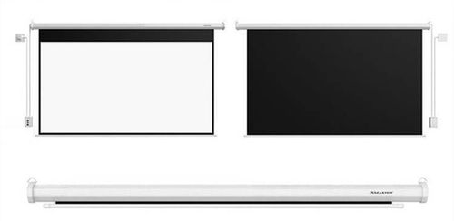 EKRAN PROJEKCYJNY ŚCIENNY RZUTNIKA ELEKTRYCZNY AUTOMATYCZNY PILOT 100 na Arena.pl