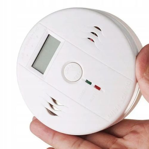 CZUJNIK CZADU GAZU CO LCD WYKRYWACZ TLENKU WĘGLA CERTYFIKOWANY DETEKTOR na Arena.pl