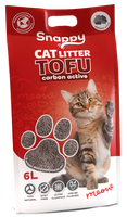 Żwirek tofu dla kotów biodegradowalny z węgielem aktywnym 2,5kg