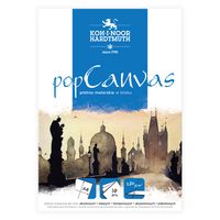 płótno malarskie w bloku popcanvas a4 280g 10 ark koh-i-noor