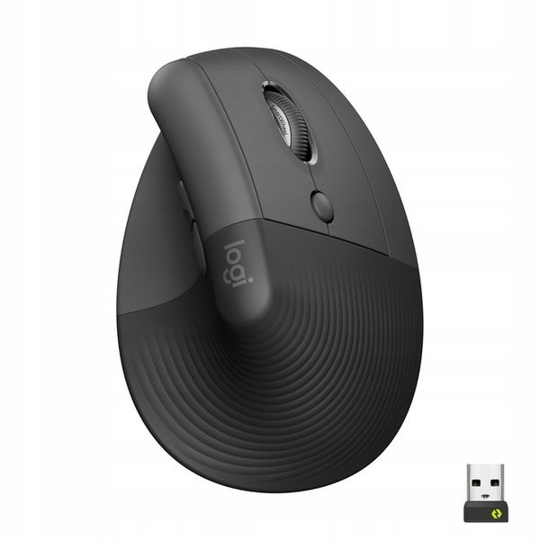Mysz LOGITECH Lift Grafitowy zdjęcie 2
