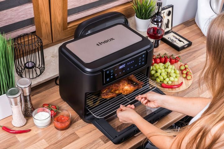 PIEKARNIK FRYTKOWNICA BEZTŁUSZCZOWA 2 KOSZE 8L/2500W 4 URZĄDZENIA W 1 zdjęcie 5