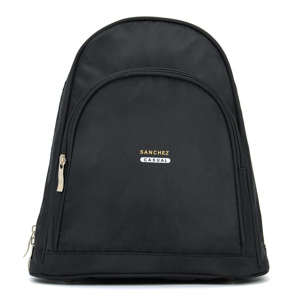 lekki plecak sanchez casual - czarny zdjęcie 1