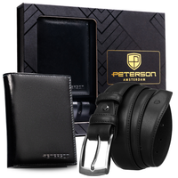 portfel i pasek box ptn n4-ngv-125-bw-8141 black